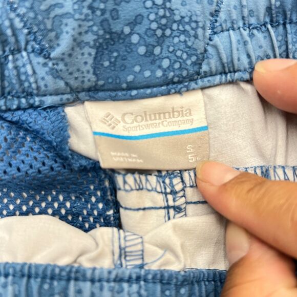 Columbia PFG Womens Tidal Sands II Shorts Blue Zip Pockets Sz Small 5” UPF 50 - Picture 4 of 11